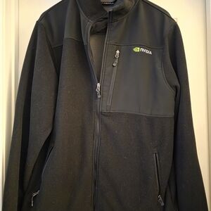 NVIDIA Black Performance Jacket for Men